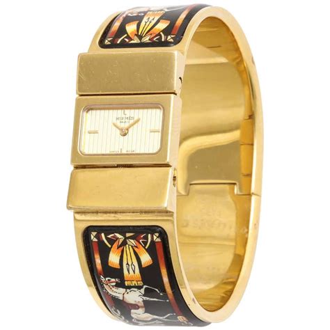 hermes enamel watch|Hermes watches for sale.